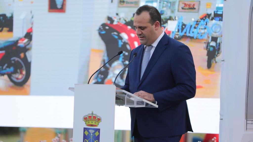 El alcalde de Santa Marta de Tormes, David Mingo, durante su intervención