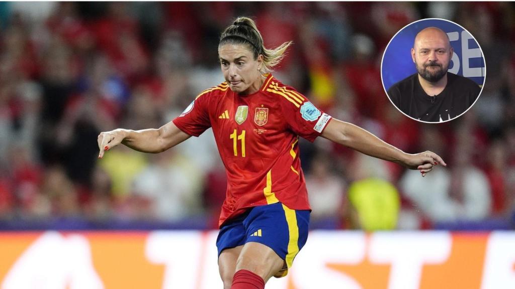 Alexia Putellas y Miguel Talavera.