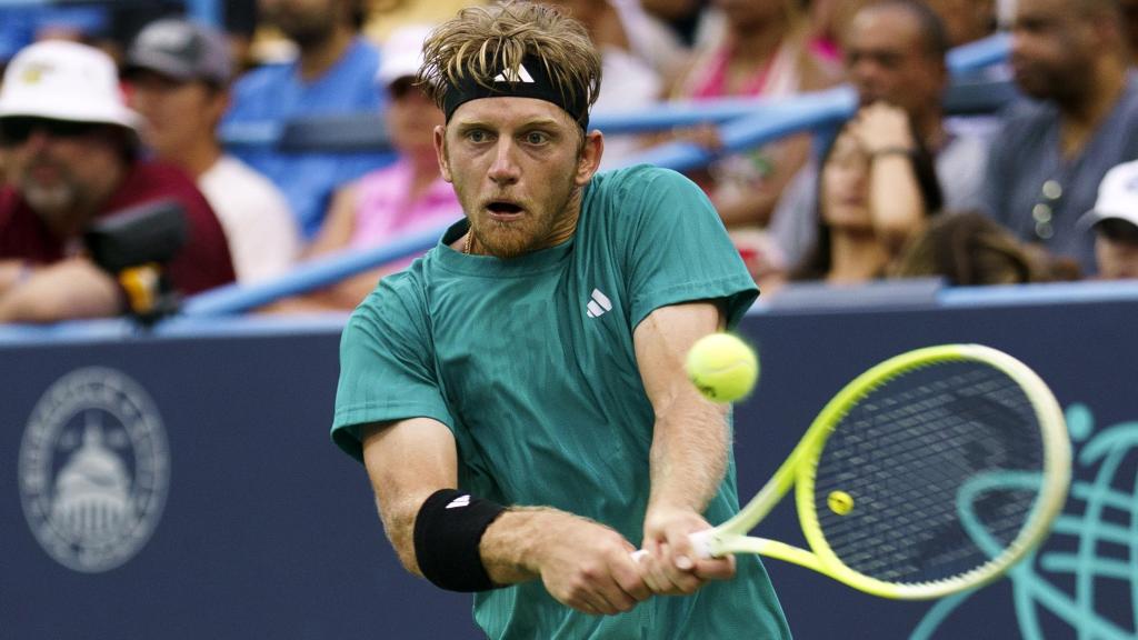 Davidovich, durante la final del ATP500 de Wasinghton.
