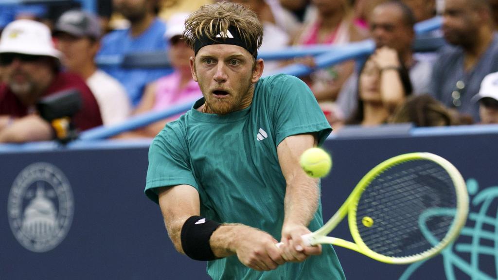Davidovich, durante la final del ATP500 de Wasinghton.