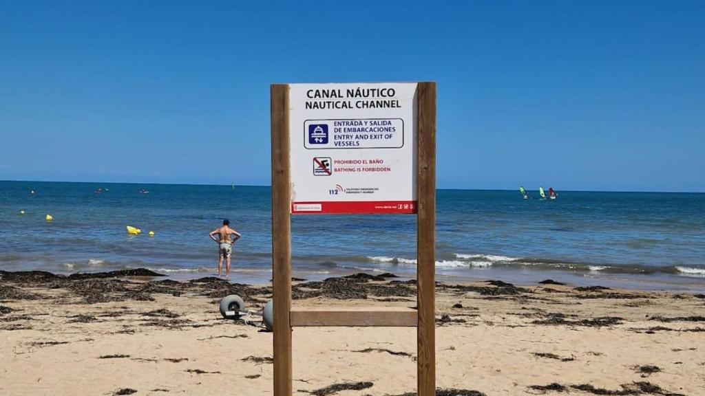 Una vista de las playas de Dénia este fin de semana.