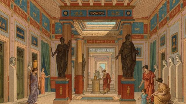 Antigua casa romana.