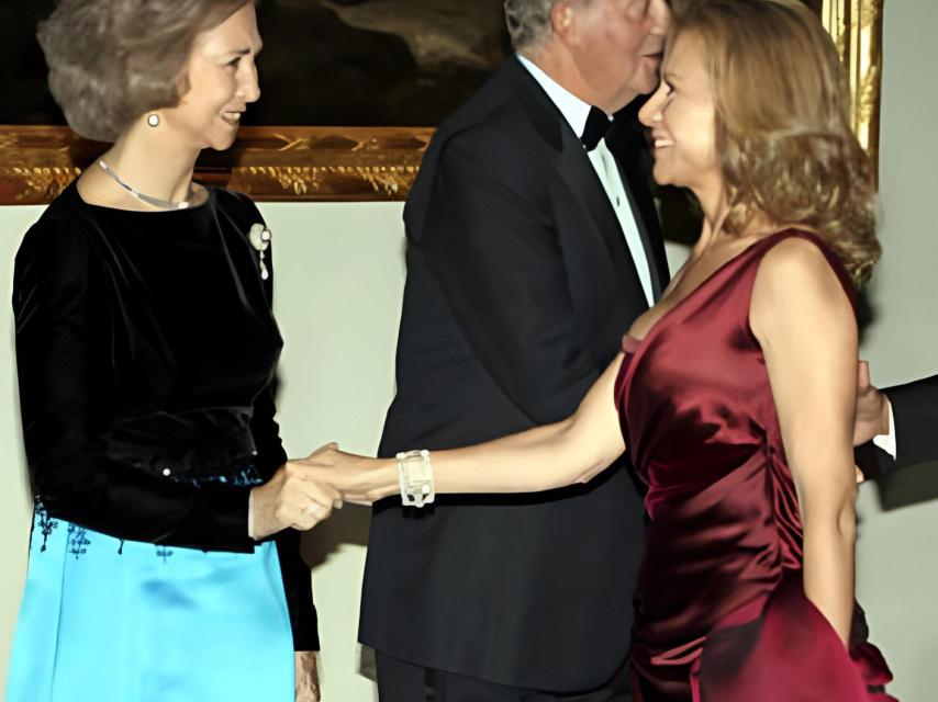 Alicia Koplowitz y la Reina Sofía.