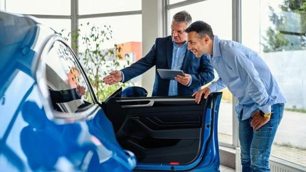 Imagen de la compra de un coche.