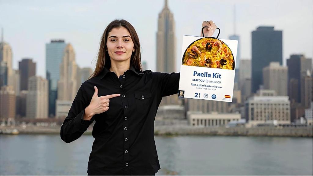 La última campaña de la empresa Carmencita para difundir la paella desde Nueva York.