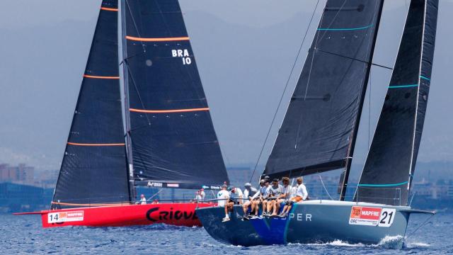 La flota de ORC durante un entrenamiento.