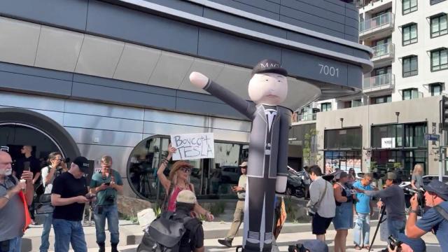 Imagen de las protestas.