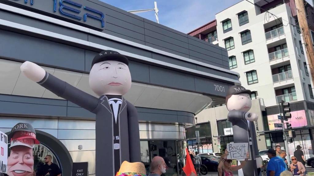 Imagen de las protestas.