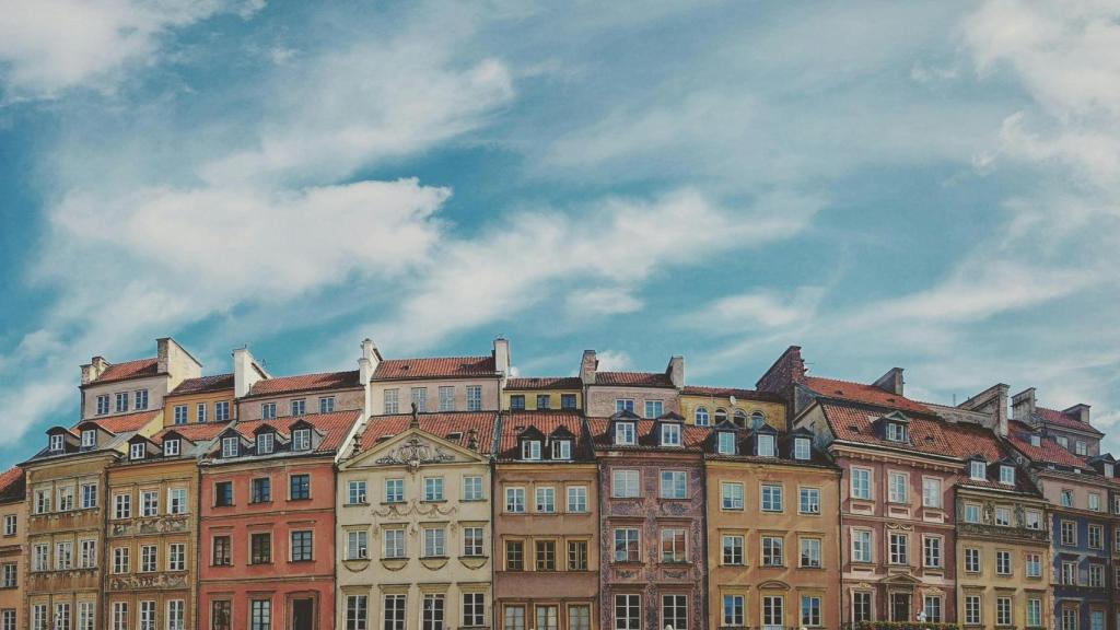 Edificios de Varsovia (Polonia).