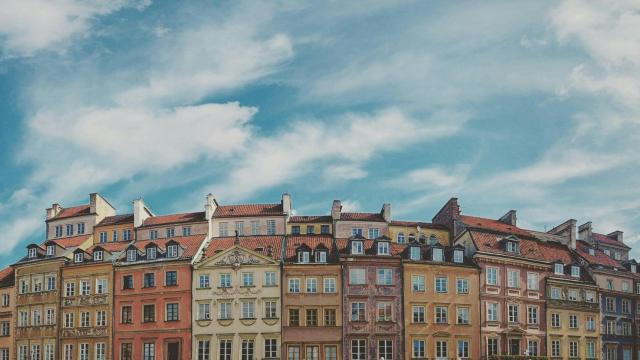 Edificios de Varsovia (Polonia).