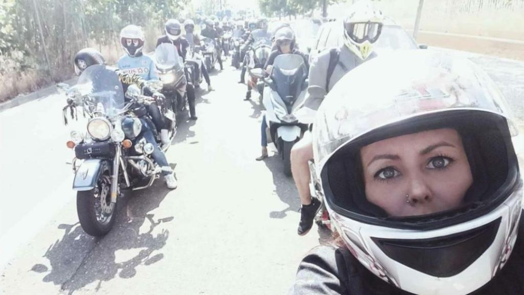 Sorpresa de los moteros.