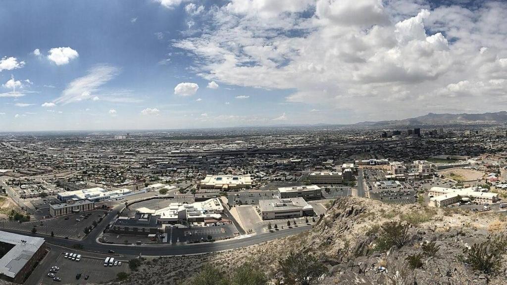 Vista panorámica de El Paso, Texas.