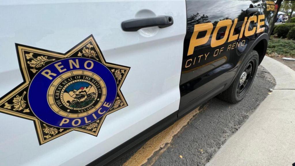 Un coche de la Policía de Reno, Nevada.