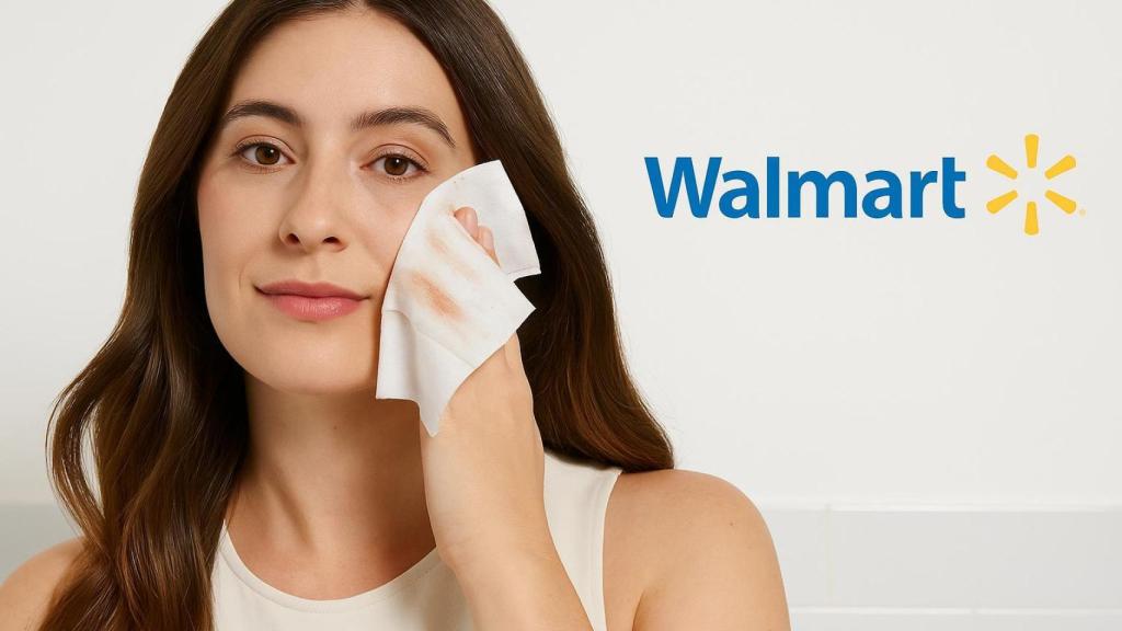 Toallitas desmaquillantes de Walmart.
