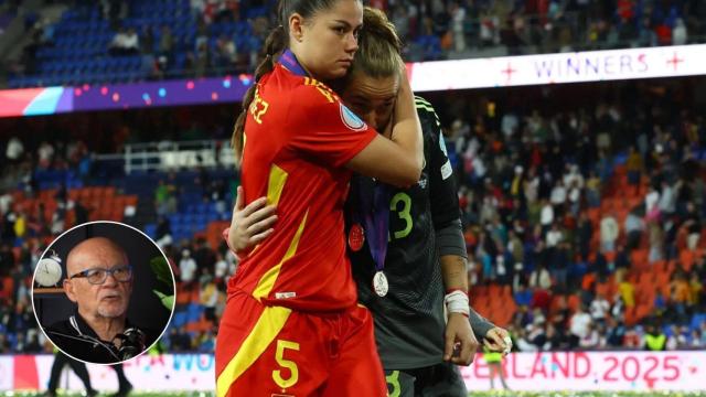 Imagen de la Selección española y Alfredo Duro.