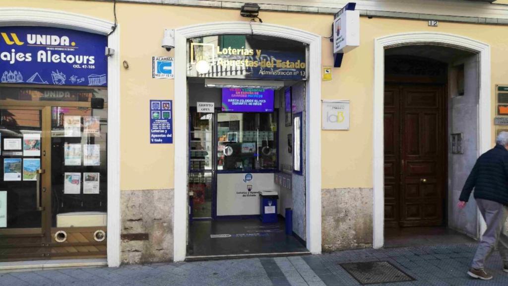 La administración en la calle Regalado 12 que ha dado un gran premio en Valladolid