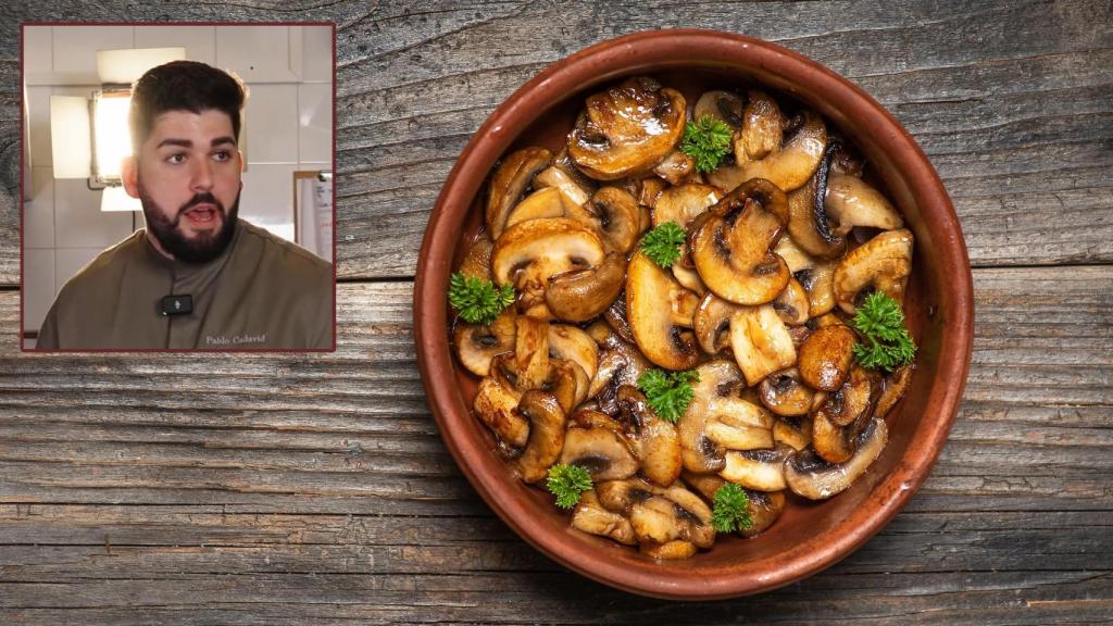 El chef Pablo Cadavid en un montaje de El Español