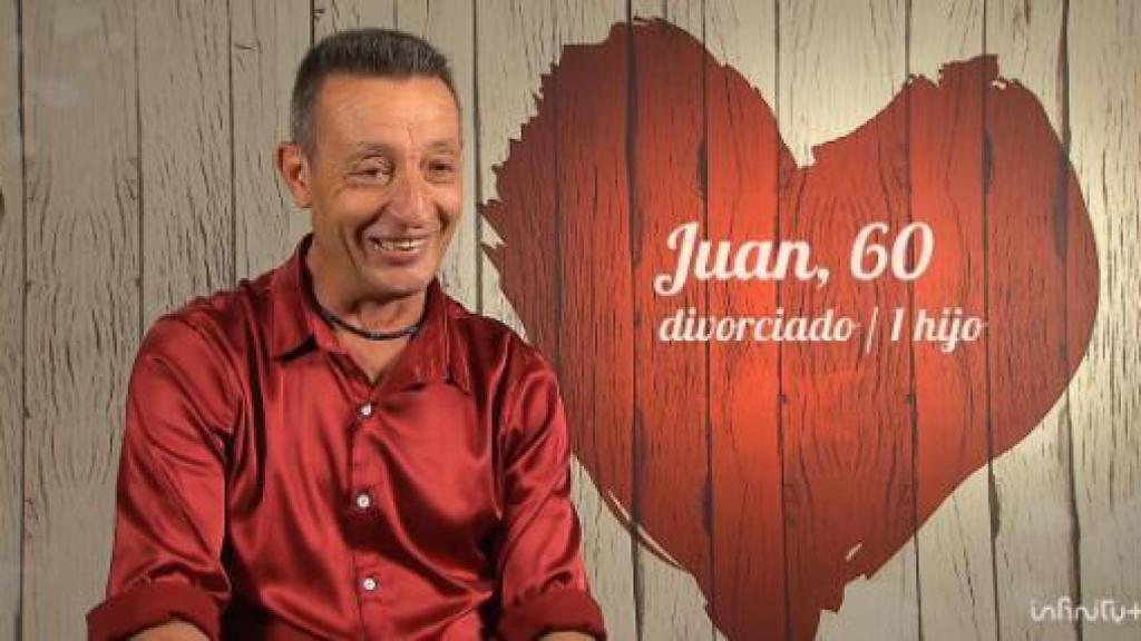 Juan, divorciado de 60 años, en 'First Dates'.