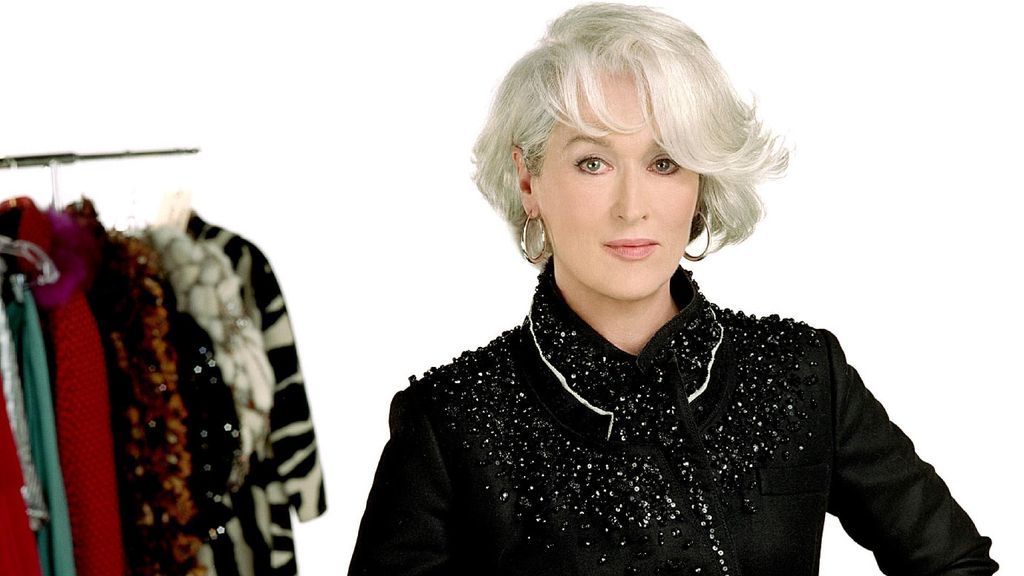 Meryl Streep hace 20 años como Miranda Priestly.