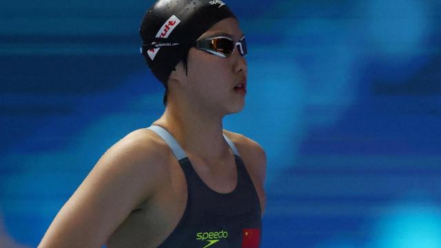 Yu Zidi, la joven china de 12 años que ha debutado en los Mundiales de Natación