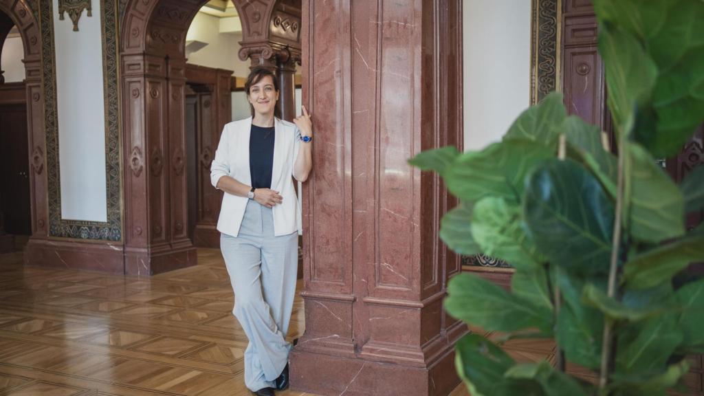 Laurence Bodenmann posando durante la entrevista.