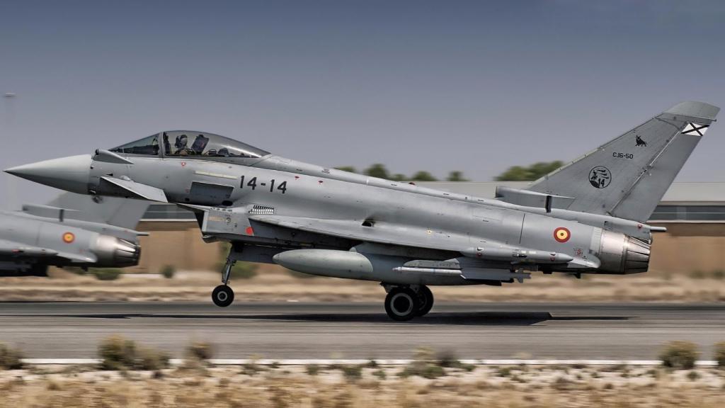 Un caza Eurofighter español