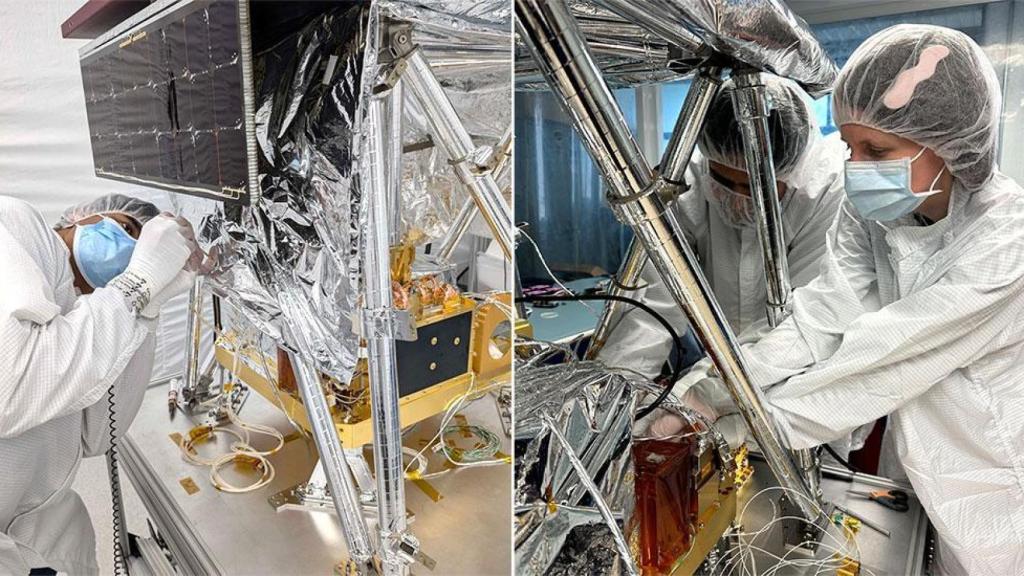 Construcción del radiotelescopio