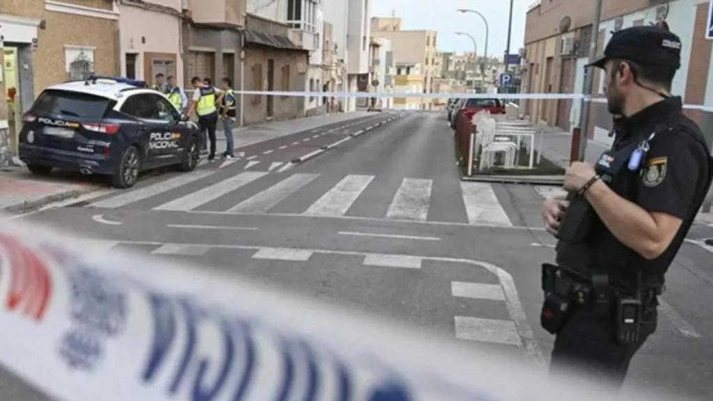 La Policía Nacional en una intervención en Almería