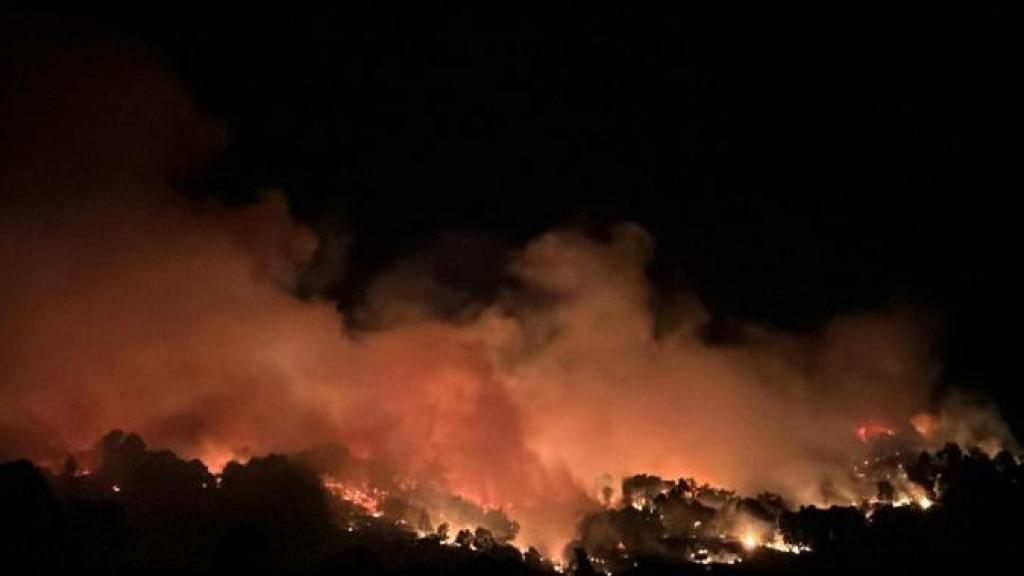 El incendio en el Barranco de las Cinco Villas, Ávila.