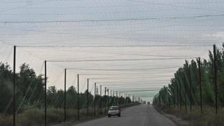 Imágenes de una carretera de la ciudad ucraniana de Zaporiyia.