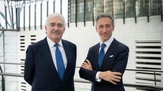 José Bogas, consejero delegado de Endesa (izq.) y Marco Palermo, director general Económico-Financiero (dcha.)