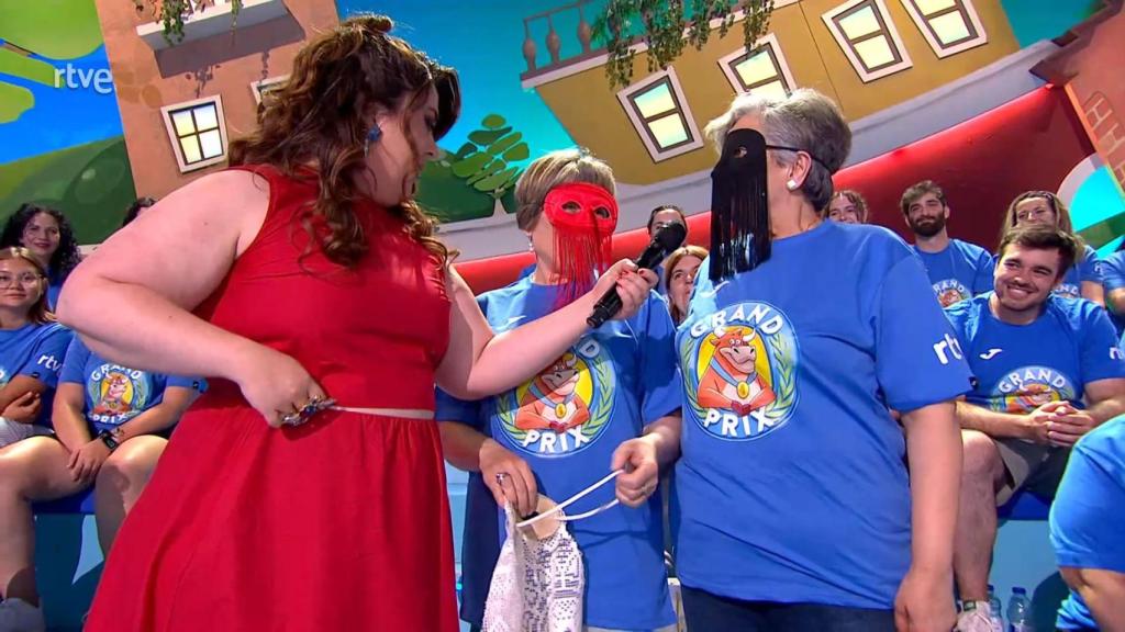 Lalachús con Cari y Jose en 'El Grand Prix'.