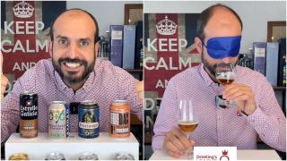 Sergio Estévez, probando cervezas sin alcohol