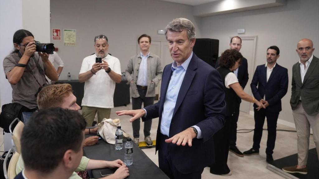 Alberto Núñez Feijóo. David Zorrakino / Europa Press