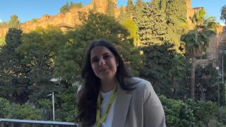 Inés, la joven malagueña.