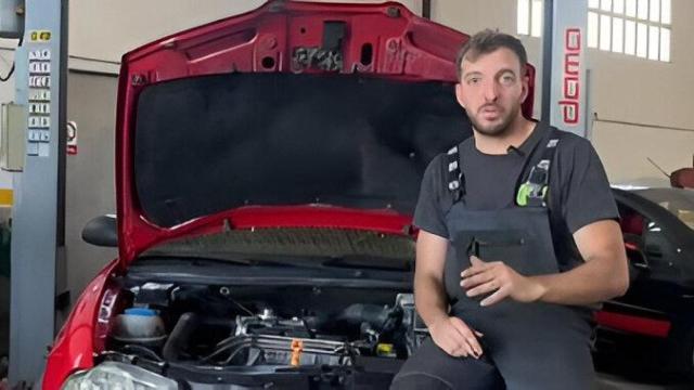 Imagen del mecánico desde las redes sociales.