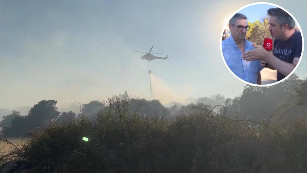 Rafael Herranz, alcalde de Zarzalejo, habla sobre los incendios en su pueblo.