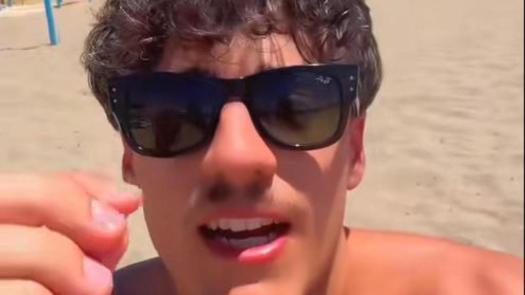 Turista italiano en Málaga