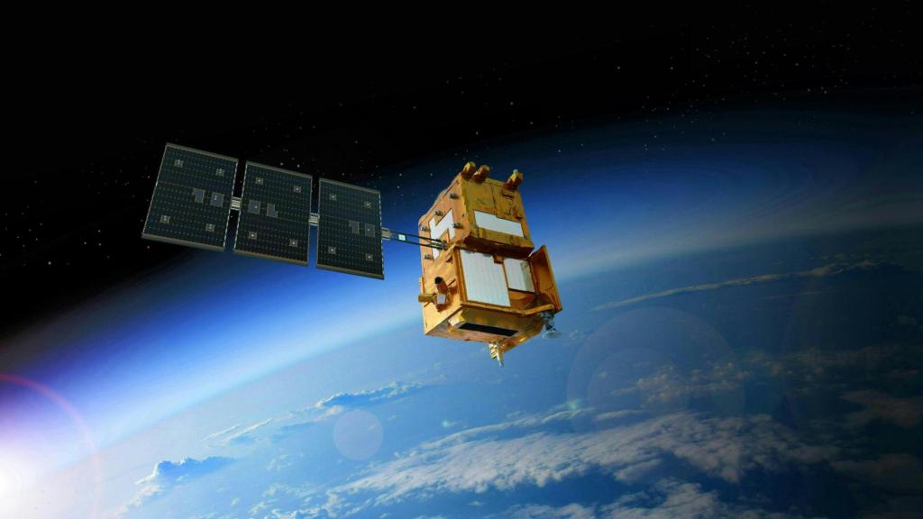 Render del LSTM en órbita