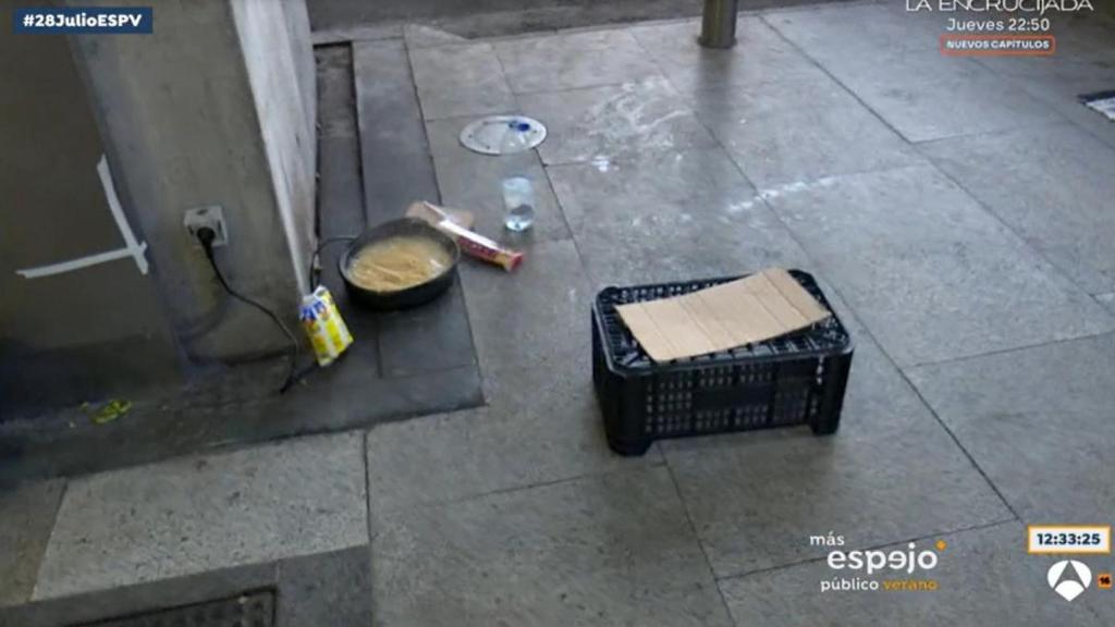 Cocinan en las inmediaciones.