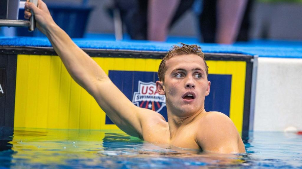 Carson-Foster, durante una competición.