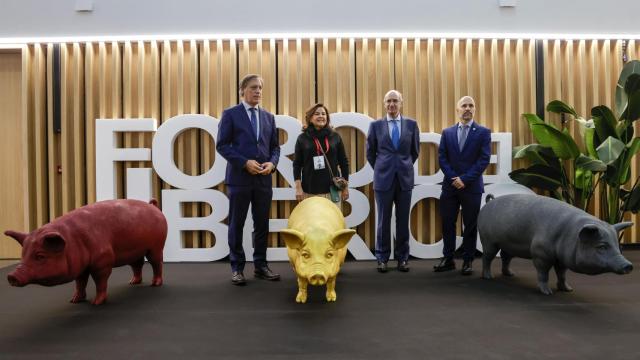 Inauguración del IV Foro del Ibérico en Salamanca, en octubre de 2023