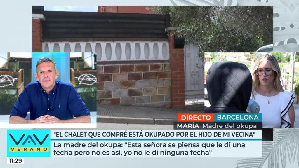 Joaquín Prat discute con una entrevistada en 'Vamos a ver'.