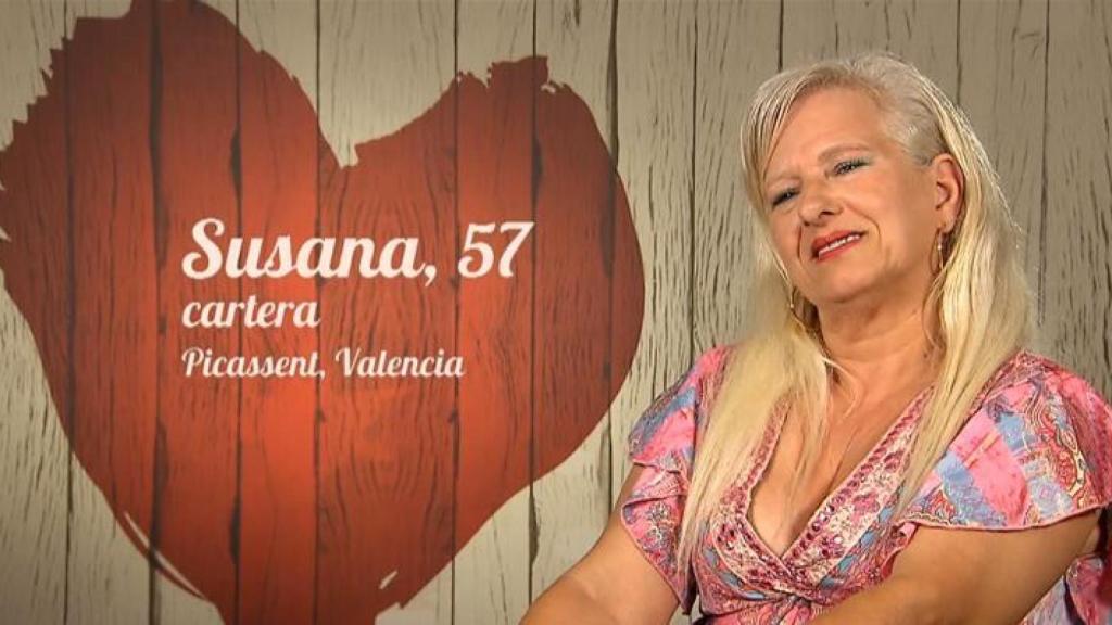 Susana, divorciada de 57 años en 'First Dates'.