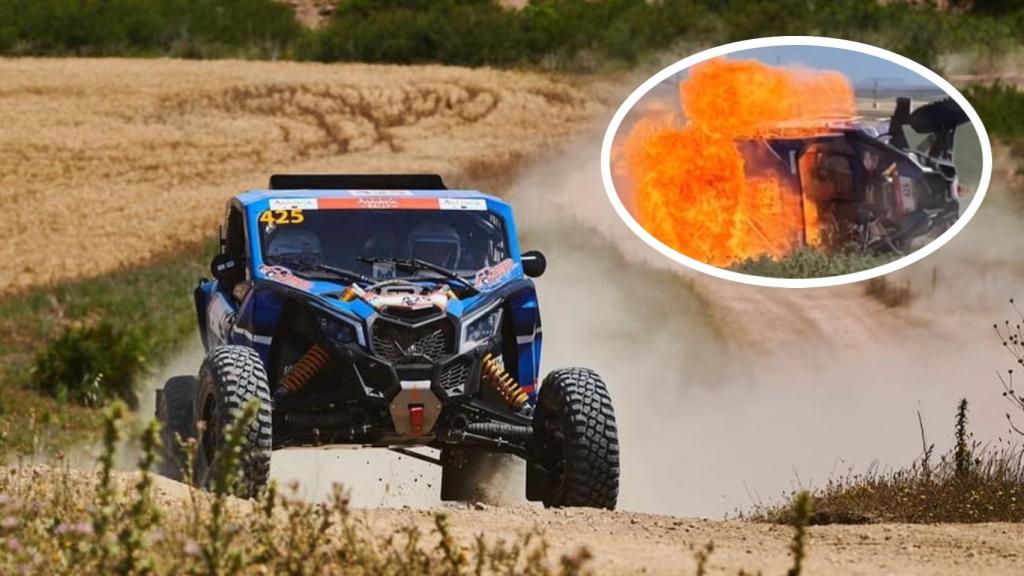 Pep Fallada compitiendo en el Rally de Andalucía de 2021.