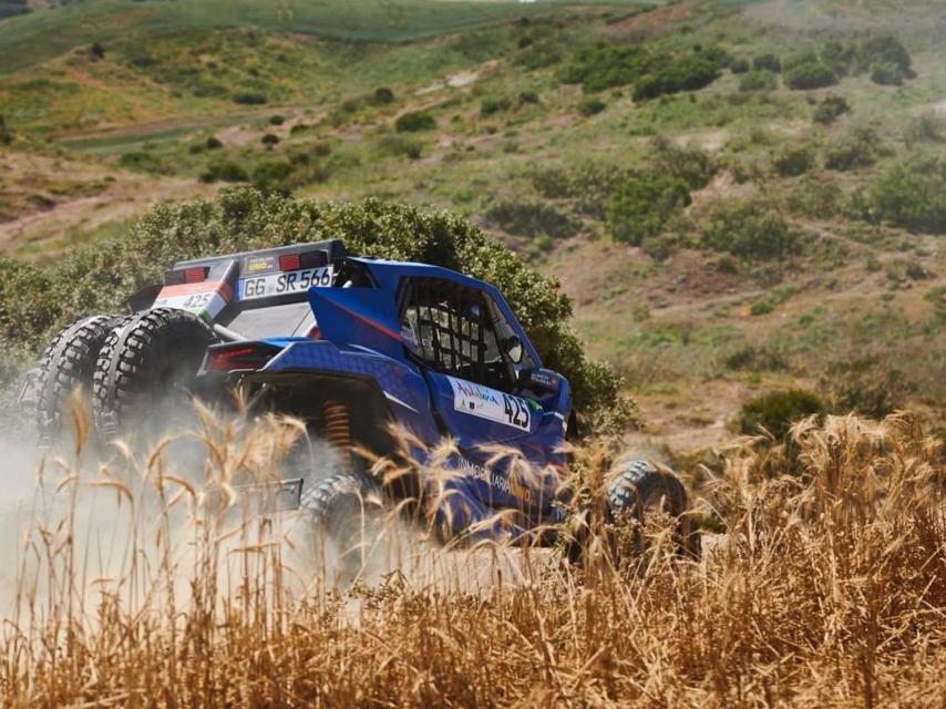 Pep Fallada compitiendo en el Rally de Andalucía de 2021.