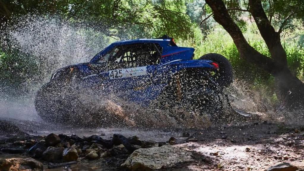 Pep Fallada compitiendo en el Rally de Andalucía.