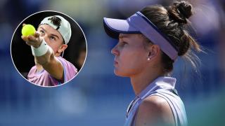 Kudermetova y Holger Rune, en un fotomontaje