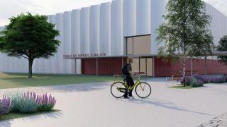 Recreación de la futura Ciudad del Deporte de Ferrol en A Malata