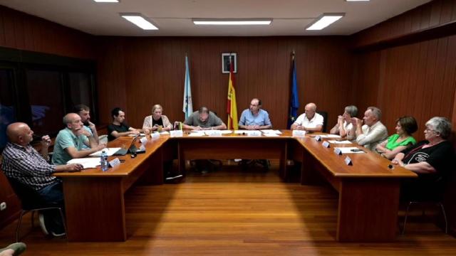 Pleno en Touro el pasado 10 de julio.